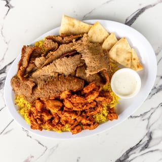 Platter w/Seasoned Rice - Lunch Special