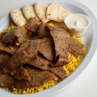 Platter w/Seasoned Rice - Lunch Special