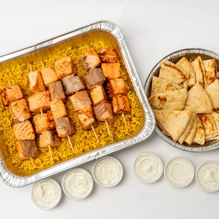 Salmon Souvlaki for 6 (Catering)