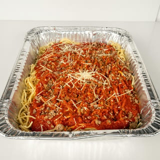 Spaghetti with Meat Sauce Tray (Catering)