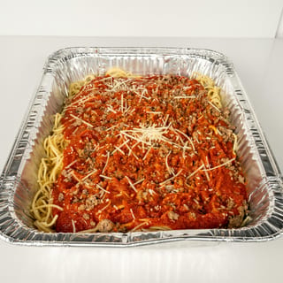 Spaghetti with Meat Sauce Tray (Catering)